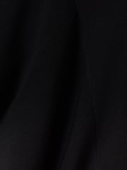 Reiss Black Julia Knitted Cape Sleeve Mini Dress - Image 6 of 6