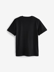 smALLSAINTS Black/Grey Boys Brace Crew 100% Cotton T-Shirts 3 Pack - Image 5 of 5