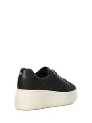 Dune London Dark Black Episode Flatform Sole Trainers - Image 4 of 5