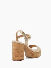 Dune London Animal Jodi Platform Block Heel Sandals - Image 5 of 6