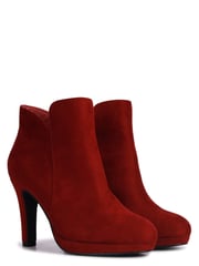 Linzi Red Layara Platform Ankle Boots With Stiletto Heels - Image 3 of 4