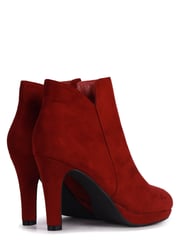 Linzi Red Layara Platform Ankle Boots With Stiletto Heels - Image 4 of 4