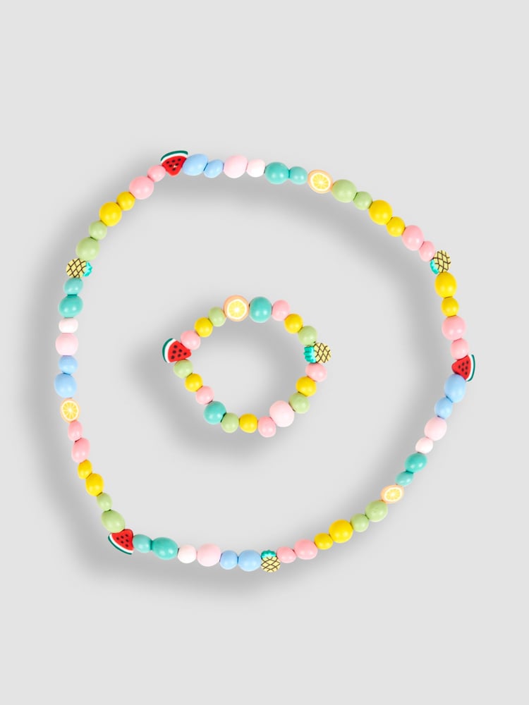 JoJo Maman Bébé Tropical Toddler Necklace Set - Image 2 of 2