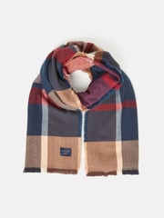 Joules Bracewell Checked Blanket Scarf - Image 3 of 7