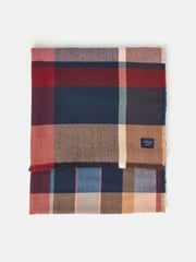 Joules Bracewell Checked Blanket Scarf - Image 5 of 7