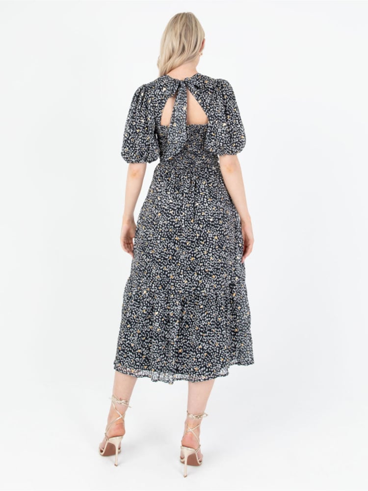 Lovedrobe Animal Print Wrap Front Midaxi Dress - Image 2 of 5