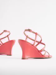 Coral Pink Forever Comfort® Strappy Wedges - Image 5 of 7