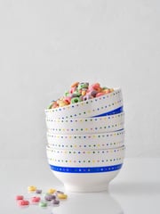 Benetton Set of 4 Multi New Bone China Bowls - Image 1 of 5