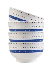 Benetton Set of 4 Multi New Bone China Bowls - Image 4 of 5
