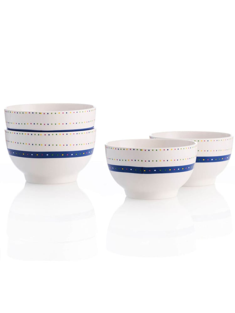 Benetton Set of 4 Multi New Bone China Bowls - Image 5 of 5
