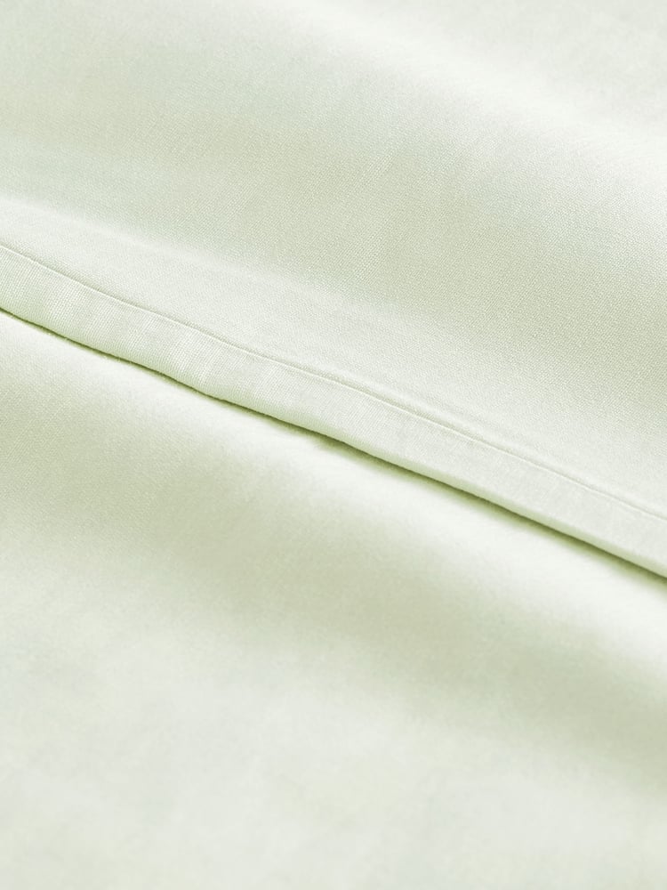 Mint Green Elasticated Back Wide Leg Trousers - Image 6 of 6