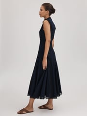 Florere Cotton Lace Midi Dress - Image 4 of 7