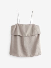Mink Brown Layered Cami Top - Image 6 of 7