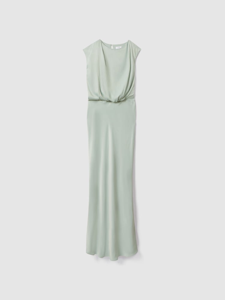 Reiss Sage Rupa Draped Maxi Dress - Image 2 of 6