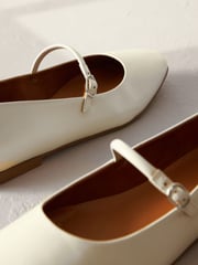 Bone Signature Leather Mary Jane Flat Shoes - Image 6 of 6