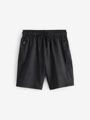 Black Light Weight Sports Shorts (3-17yrs) - Image 1 of 4