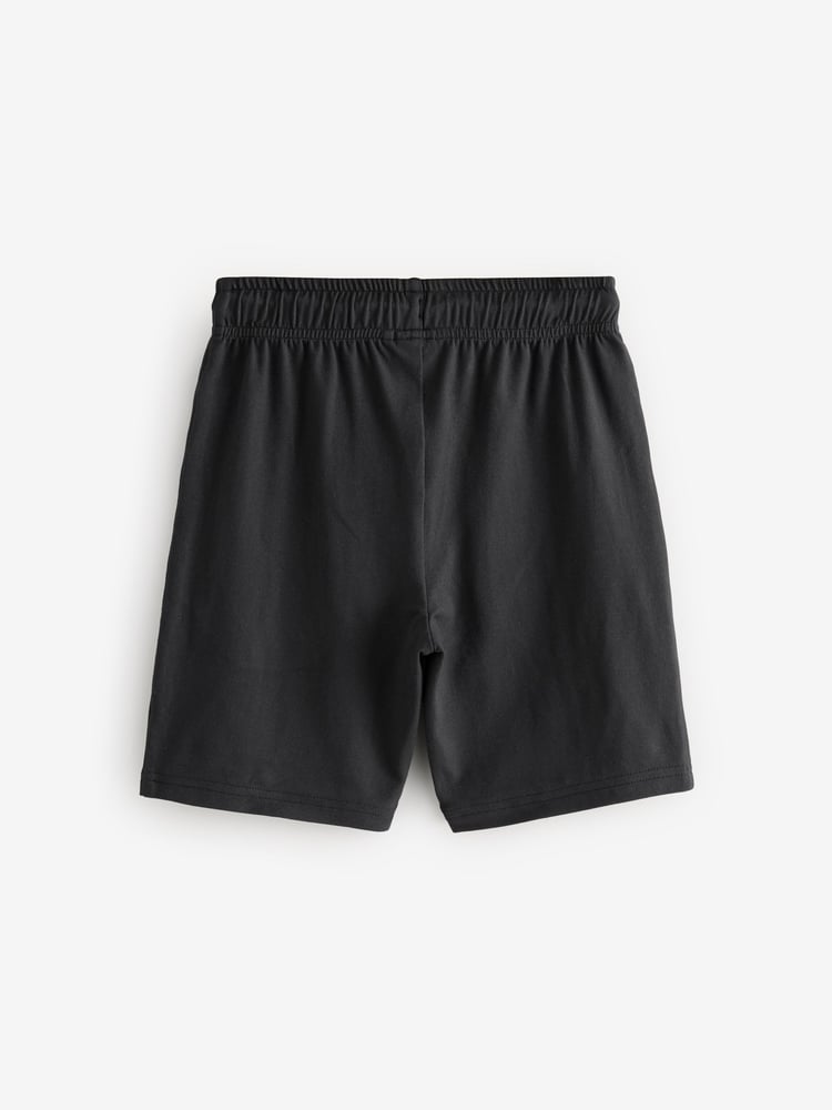 Black Light Weight Sports Shorts (3-17yrs) - Image 2 of 4