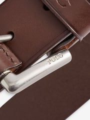 Polo Ralph Lauren Dark Brown Signature Pony Leather Belt - Image 3 of 4