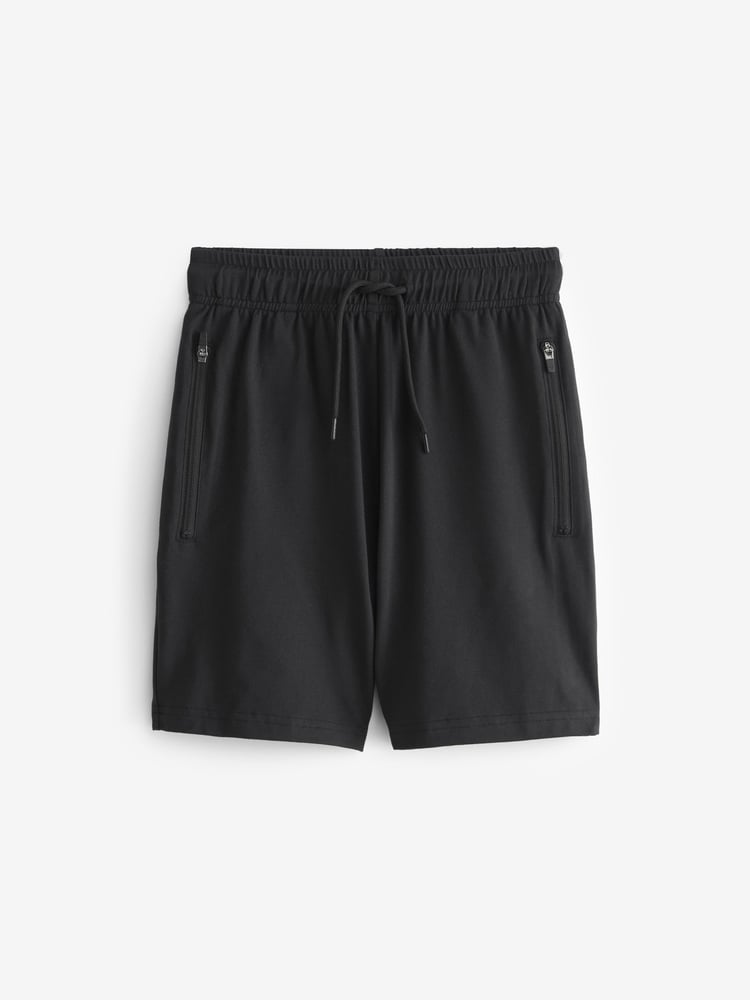 Black/Grey Light Weight Sports Shorts 2 Pack (3-17yrs) - Image 2 of 5