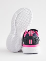 Marineblau/Rosa - Sportschuhe mit elastischer Schnürung für die Schule - Bild 5 von 5
