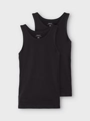 Name It Black Organic Cotton Tank 2 Pack - Image 1 of 2