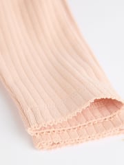 Pink/Cream Baby Long Sleeve Frill Bodysuits 4 Pack (0mths-2yrs) - Image 11 of 11