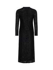 Mint Velvet Black Velvet Devoré Midi Dress - Image 4 of 4