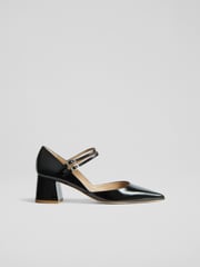 LK Bennett Black Patent Savannah Mary Jane Shoes - Image 1 of 4