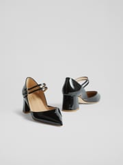 LK Bennett Black Patent Savannah Mary Jane Shoes - Image 3 of 4