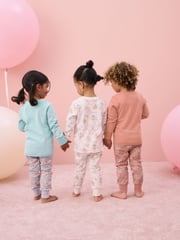 Blue/Pink Mouse Long Sleeve Snuggle Pyjamas 3 Pack (9mths-16yrs) - Image 3 of 17