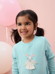 Blue/Pink Mouse Long Sleeve Snuggle Pyjamas 3 Pack (9mths-16yrs) - Image 5 of 17