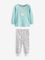 Blue/Pink Mouse Long Sleeve Snuggle Pyjamas 3 Pack (9mths-16yrs) - Image 9 of 17