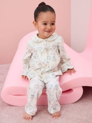 Cream Mouse Fairy Button Through Pyjamas (9mths-10yrs) - Image 2 of 7