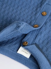 Blau - Baby Strick-Strampler (0 Monate–2 Jahre) - Bild 4 von 6
