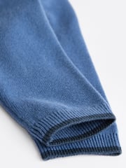 Blau - Baby Strick-Strampler (0 Monate–2 Jahre) - Bild 6 von 6
