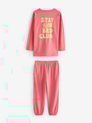 Ecru Cream/Pink Jogger Pyjamas 3 Pack (3-16yrs) - Image 4 of 14