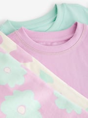 Pastel Purple/Blue Joggers Pyjamas 2 Pack (3-16yrs) - Image 8 of 9