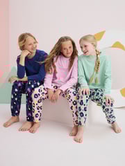 Bright Animal Print Joggers Pyjamas 3 Pack (3-16yrs) - Image 1 of 9
