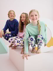 Bright Animal Print Joggers Pyjamas 3 Pack (3-16yrs) - Image 2 of 9