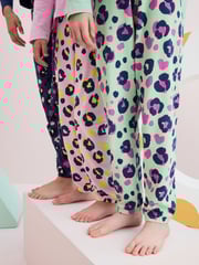Bright Animal Print Joggers Pyjamas 3 Pack (3-16yrs) - Image 4 of 9