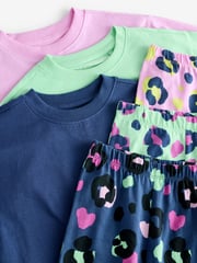 Bright Animal Print Joggers Pyjamas 3 Pack (3-16yrs) - Image 9 of 9