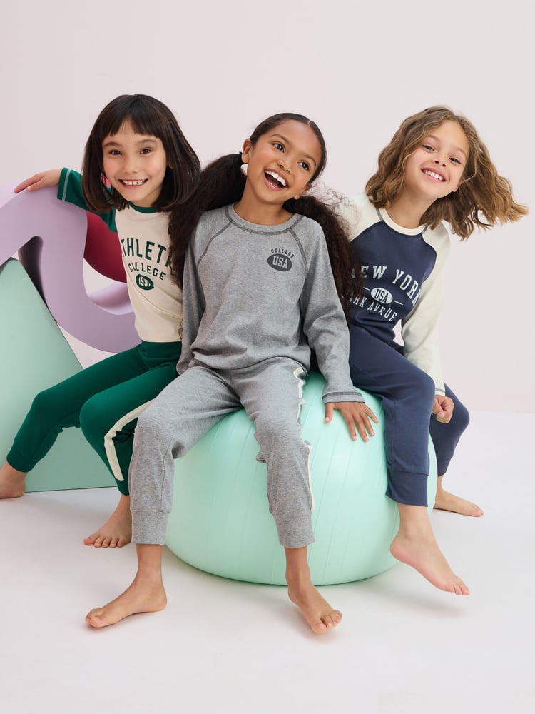 Blue/Grey Jogger Pyjamas 3 Pack (3-16yrs) - Image 2 of 11