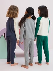 Blue/Grey Jogger Pyjamas 3 Pack (3-16yrs) - Image 3 of 11