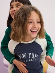 Blue/Grey Jogger Pyjamas 3 Pack (3-16yrs) - Image 4 of 11