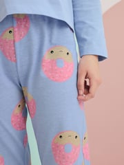 Grey/Blue Jogger Pyjamas 3 Pack (3-16yrs) - Image 7 of 14