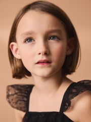 Black Sequin Tulle Party Dress (3-16yrs) - Image 4 of 7