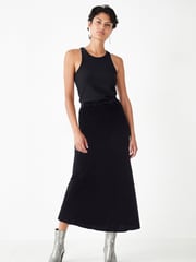 Hush Black Simone Velvet Skirt - Image 1 of 5