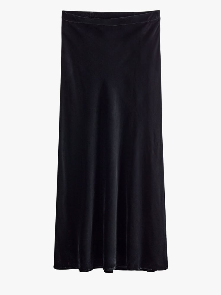 Hush Black Simone Velvet Skirt - Image 5 of 5