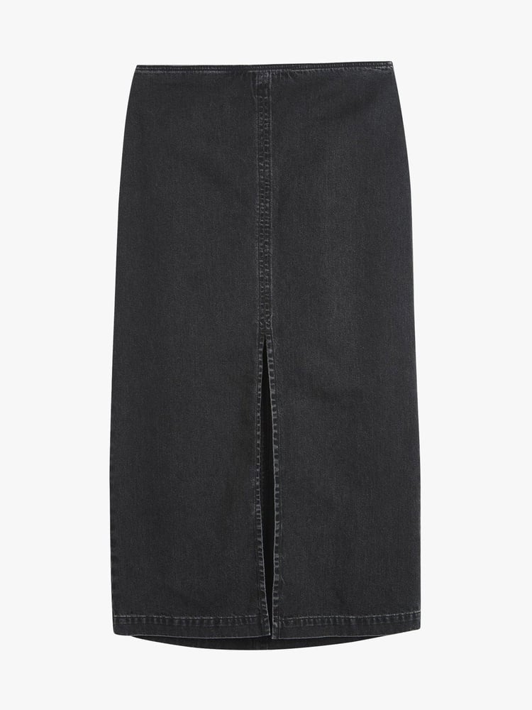 Hush Black Rachel Denim Maxi Skirt - Image 5 of 5