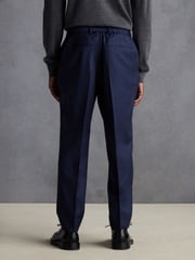 Blue Signature Zignone Italian Wool Flannel Slim Fit Formal Trousers - Image 3 of 8